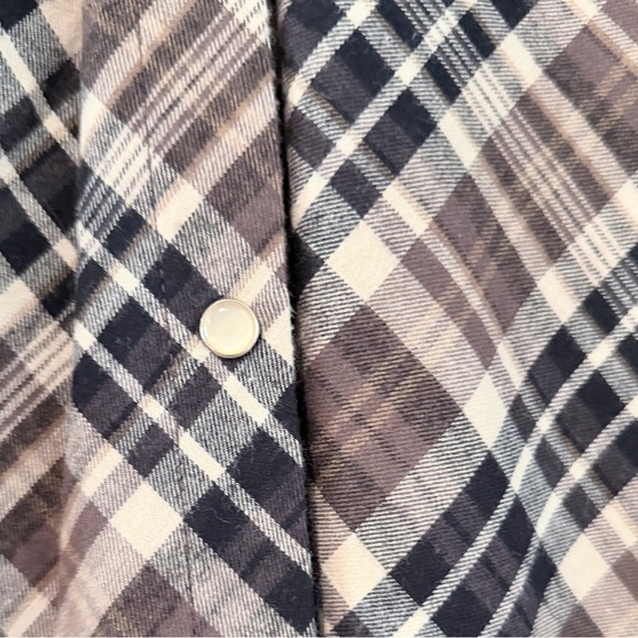 Zara Plaid Maxi Dress - Black, White, Brown - Picture 4 of 5